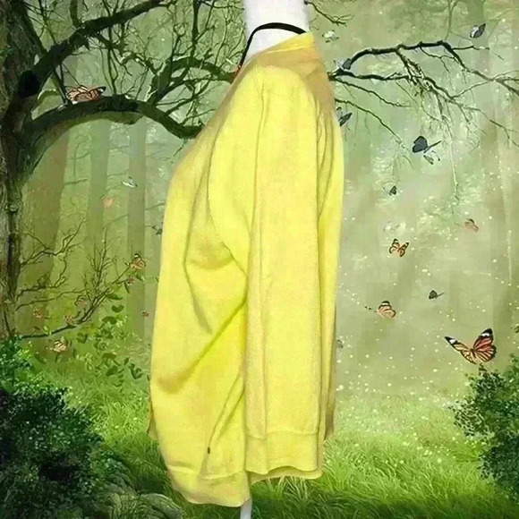 NWT Eddie Bauer Yellow Button Up - Picture 5 of 9